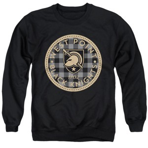 Men's US Military Academy Plaid Badge Crewneck Sweatshirt - 1 of 4