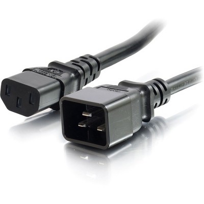 C2G 6ft 14WG 250 Volt Power Cord (IEC320 C20 to IEC320 C13) - For PDU, Server - 14 Gauge - 250 V AC - Black