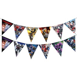 Treasures Gifted Transformers Pennant Banner & Transformers Party Supplies - 1 Pack - 1 of 1