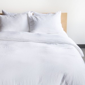100% French Linen Duvet Cover & Sham Set | BOKSER HOME - 1 of 4