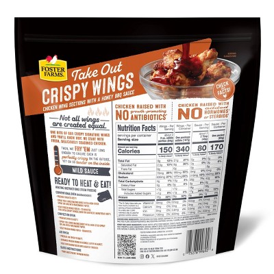 Foster Farms Take Out Crispy Wings Honey BBQ - 16oz