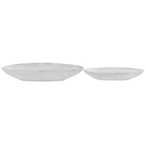 Marble Pattern Pots Set of 3 - Grey Planters