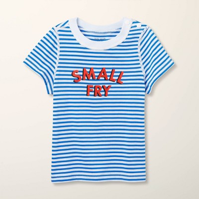 Toddler Adaptive Small Fry Stripe Short Sleeve Graphic T-Shirt - kate spade new york x Target Blue/White