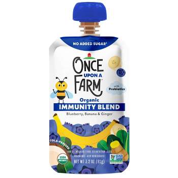 Once Upon a Farm Banana, Blueberry & Ginger Immunity Blend - 3.2oz