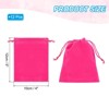 Unique Bargains Velvet Drawstring Pouch Wedding Favor Party Birthday Festivals Gift Packaging Bag 12 Pcs - 2 of 3