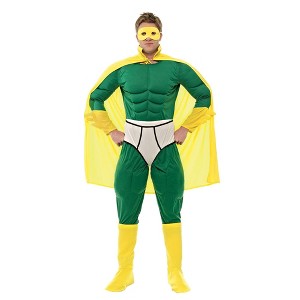 Captain Y-Fronts Adult Superhero Costume - 1 of 4