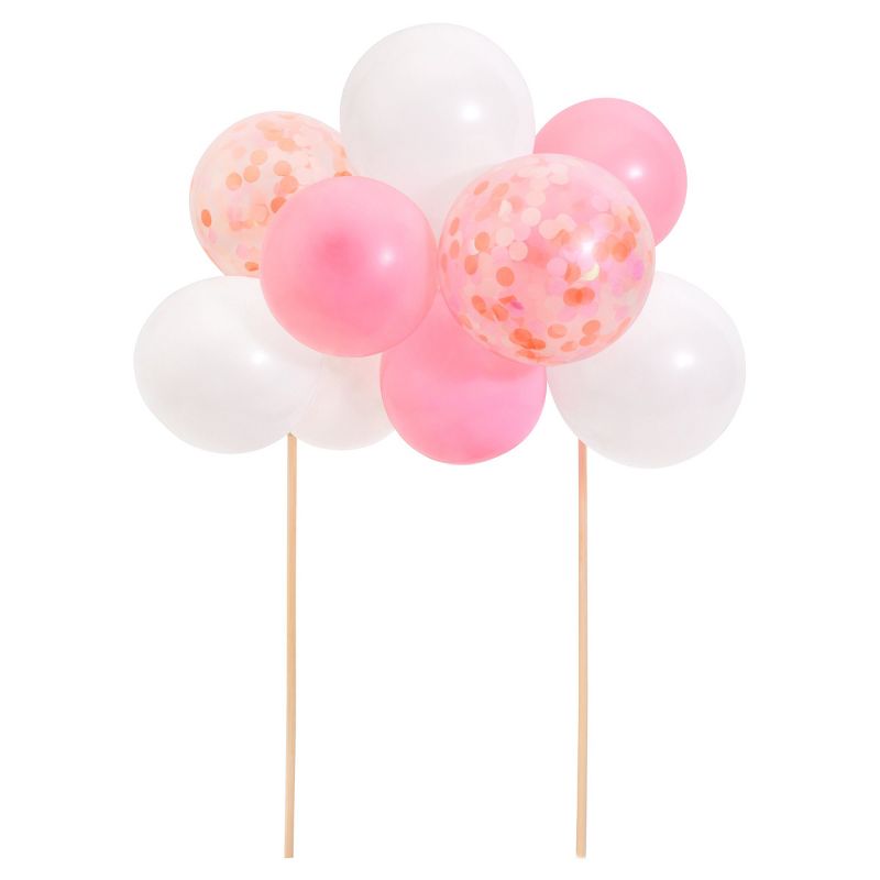 Meri Meri Pink Balloon Cake Topper Kit (Pack of 1), 1 of 4