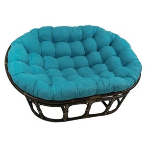 63"x45" Double Papasan with Micro Suede Cushion - International Caravan - 1 of 3