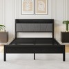 GDFStudio Lyra Modern Metal and Wooden Platform Bed Frame with Storage Headboard and Charging Station - 4 of 4