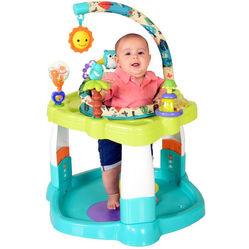 Creative Baby Woodland Activity Center, 3 Adjustable Heights, 5+ Melodies and Sensory Toys, Safe, Stimulating, and Comfortable for your Child, 4 of 8