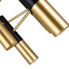 CWI Lighting Anem 7 Light Down Chandelier With Matte Black & Satin Gold Finish - 2 of 2