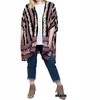 Women's Back Crochet Patch Duster Jacket - KORI - image 4 of 4