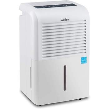 Ivation Large 50 Pt. Dehumidifier for Bedroom W/Drain Hose & Pump