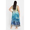 Women's Plus Size Afterglow Maxi Dress - blue | CITY CHIC - 2 of 4