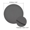 Unique Bargains PU Heat Resistant Waterproof Oil Proof Coasters 2 Pcs 4.02" - 2 of 4