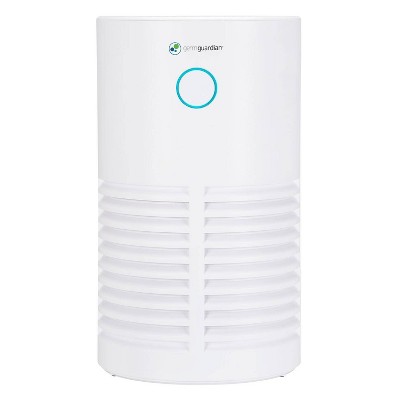 White 18" Energy Star Air Purifier with HEPA Filter and UV-C