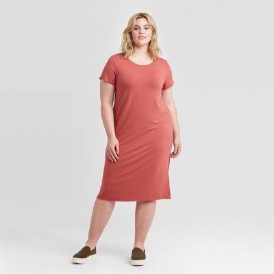 women's plus size t shirt dresses