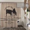 Sawyer Mill Charcoal Cow Shower Curtain 72x72 - 2 of 4