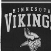 NFL Minnesota Vikings Midnight Logo Cozy Knit Blanket - 2 of 2