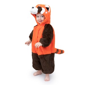 Dress Up America Red Panda Baby Costume - Toddler Animal Panda Costume - 1 of 4