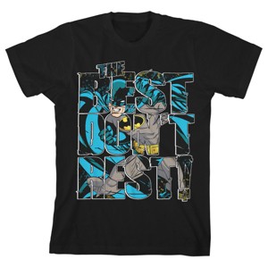 Batman The Best Don't Rest Black Graphic Tee Toddler Boy to Youth Boy - 1 of 3