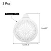 Unique Bargains Silicone Flexible Washable with Suction Cups Tub Drain Stopper 3 Pcs - 2 of 3