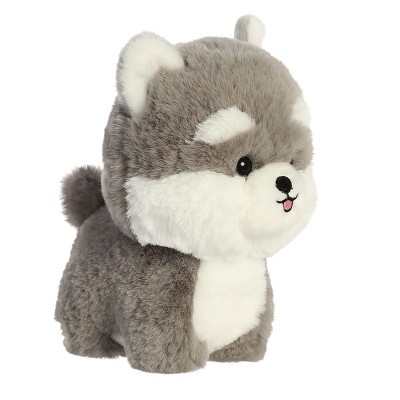 Aurora Teddy Pets Yorkie – Kuscheliger Stoffhund 17,8 Cm, Schwarz-braun, Mit Teddybären-Frisur, Weich Und Flauschig