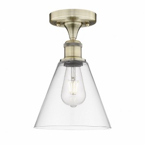 Berkshire - 1 Light Semi-Flush Mount In Industrial Style-10.75 Inches Tall and 8 Inches Wide - 1 of 1