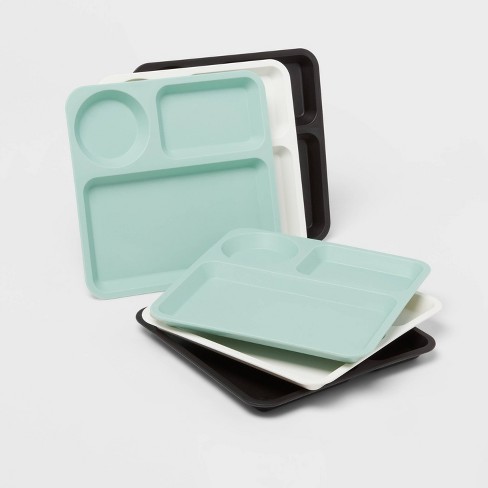  SMALL Tupperware 4 Inch Square Plates, Children's Toy Size Set  : Home & Kitchen