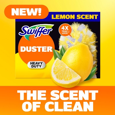 Swiffer Lemon Duster Heavy Duty Refills Furniture Cleaners - 11ct