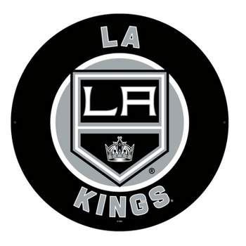 Evergreen Ultra-Thin Edgelight LED Wall Decor, Round, Los Angeles Kings- 23 x 23 Inches Made In USA