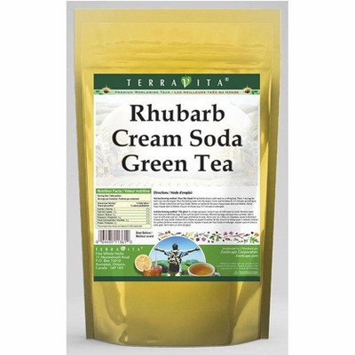 TerraVita Rhubarb Cream Soda Green Tea (50 tea bags, ZIN: 536617, 2-Pack)