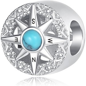 Sterling Silver Dangle Charm Beads for Women - DIY Pendants for Bracelets & Necklaces, Jewelry Gifts - 1 of 4