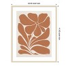 Amanti Art Blooming Joy I Terracotta by Danhui Nai Wood Framed Wall Art Print - 3 of 4