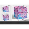 INFURNIC Utility Storage Shelves Set of 6 Foldable Collapsible Storage Box with Handles, Colorful Cube Storage Bins, Purple, 10.5"*10.5"*11" - 3 of 4