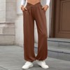 Coolmee Women Sweatpants Baggy Lounge Pants Workout Gym Active High Waisted Joggers Fall Clothes - 3 of 4