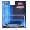 1973 Chevrolet Cheyenne Super 30 Truck with Camper Shell Blue with Stripes Limited Edition 1/64 Diecast Model Car by M2 Machines - 3 of 3