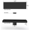 YAWWALK 3.8" Linear Grid Shower Drain - 3 of 4