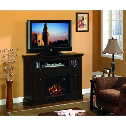 Wallace Infrared Electric Fireplace Entertainment Center In Empire Cherry  26MM1264-C237 | centenariocat.upeu.edu.pe