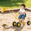 Safstar Sand Digger for Kids w/2-Handed Controls Flexible Shovel 360° Rotatable Function - 3 of 4