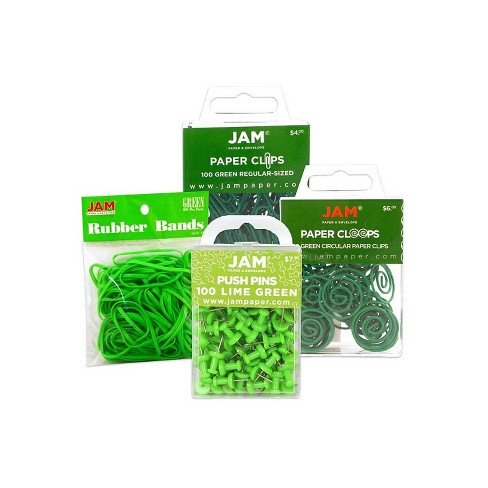 JAM Paper Jam Paper Colored Rubber Bands, Size 33, Assorted Colors  Rubberbands, 5 Packs Of 100 in the Clips & Fasteners department at