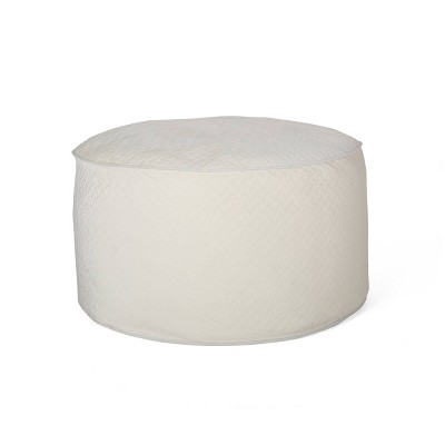 4' Arnside Glam Velvet Quilt Pattern Beanbag - Christopher Knight Home