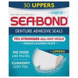 Sea Bond Original Uppers Denture Fixative - 30ct