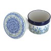 Blue Rose Polish Pottery 270 Ceramika Artystyczna French Butter Dish - 2 of 2