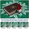 Christmas Area Rug Floral Pattern Floor Cover Washable Indoor Carpet Rug Decorative Non Slip Accent Rug for Bedroom - 4 of 4