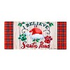 Evergreen Santa Paws Sassafras Indoor Outdoor Switch Doormat 1'10"x10" Multicolored - 2 of 4