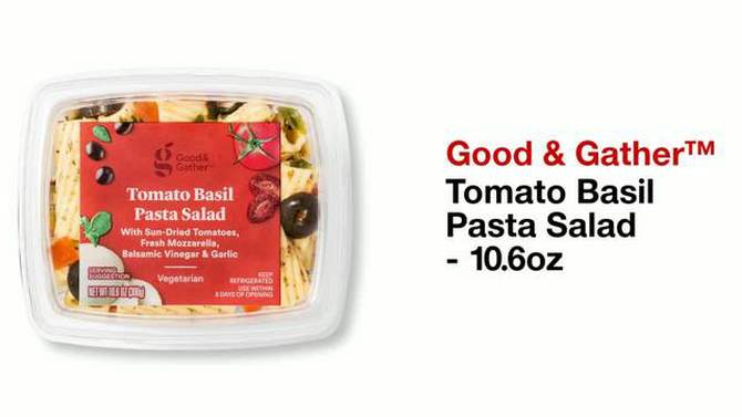 Tomato Basil Pasta Salad - 10.6oz - Good & Gather&#8482;, 2 of 5, play video