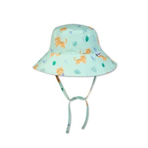 SARO Reversible Baby & Toddler Sun Hat – Wide Brim Summer Hat with UPF 50+ UV Protection, Adjustable Chin Strap - 1 of 4