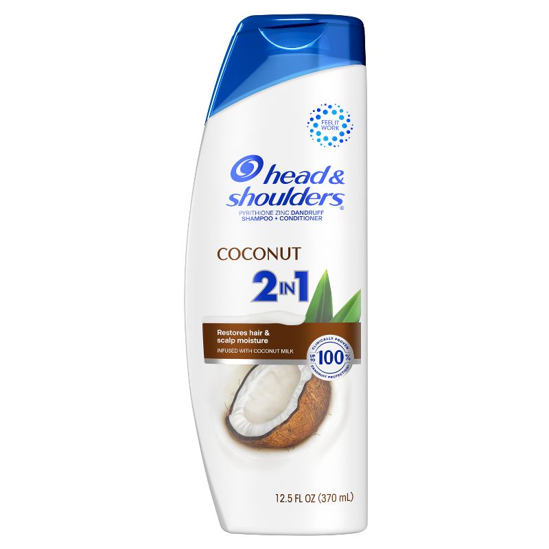 Head &#38; Shoulders 2-in-1 Coconut Anti Dandruff Shampoo and Conditioner - 12.5 fl oz, 3 of 14