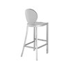 Meridian Furniture,Maddox Chrome Stainless Steel Stool - 2 of 4